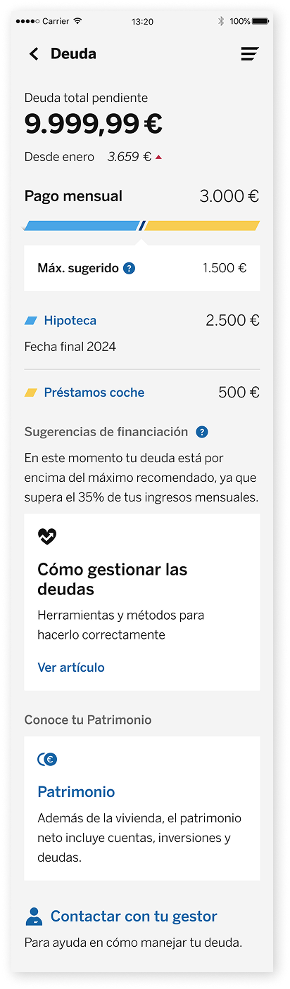 Espacio Deuda — diseño original