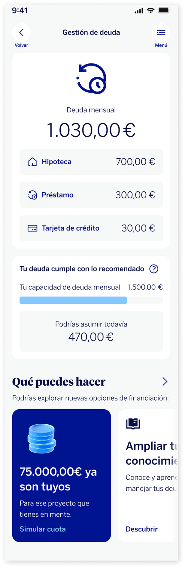 Espacio Deuda — solución final